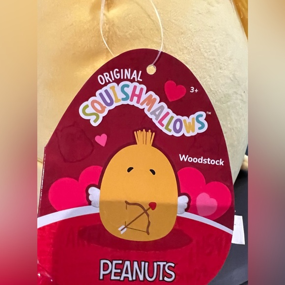 Woodstock - NWT - Peanuts - Squishmallow - Yellow - Squishy Soft - Picture 5 of 9
